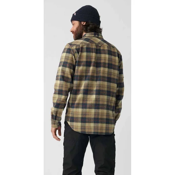 Fjallraven Men's Singi Heavy Flannel Shirt - 2XL - Dark Sand