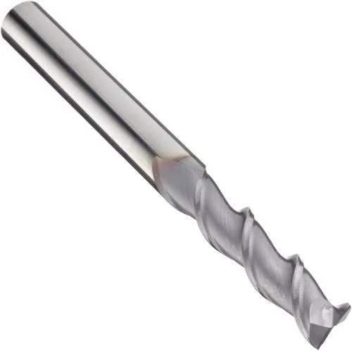 Niagara Cutter N61477 Carbide Square Nose End Mill, inch, TiCN Finish, Finishing Cut, 45 Degree Helix, 2 Flutes, 6x22 Overall Le