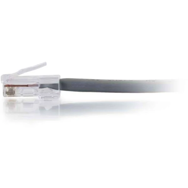 C2G-25ft Cat5e Non-Booted Unshielded UTP Network Patch Cable 25pk - Gray