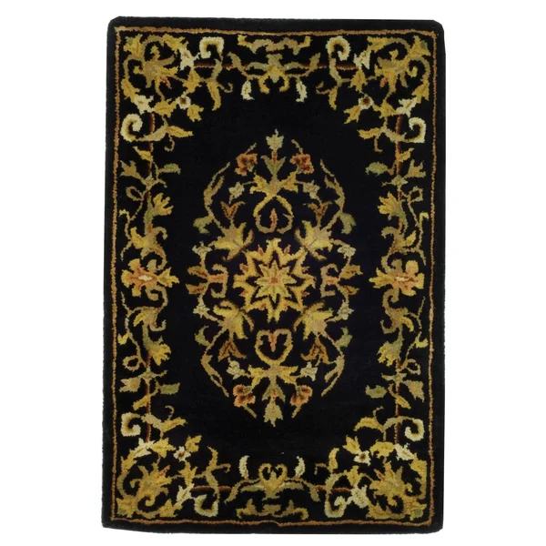 Safavieh Heritage HG640A Area Rug - Beige/Green - Size 4& x 4& Round