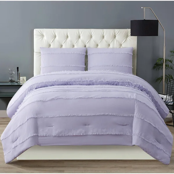 Christian Siriano Kristen Full/Queen Comforter Set - Lavender