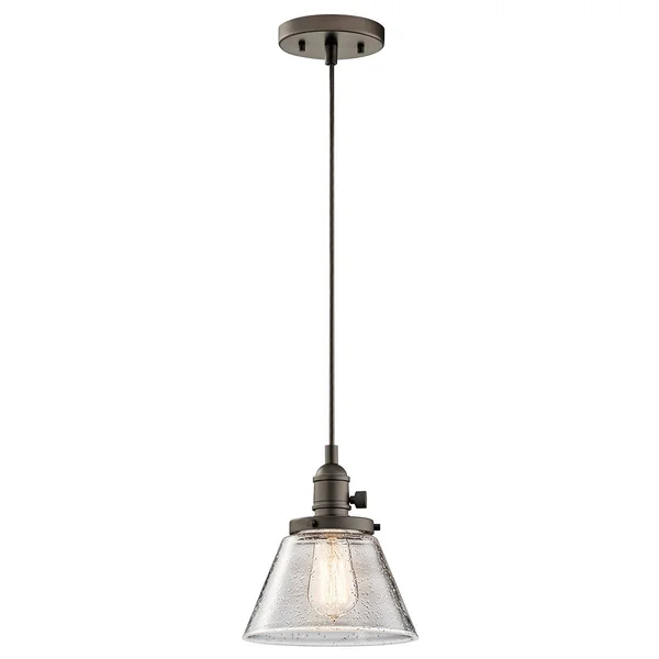Kichler Avery 1 Light Mini Pendant Lights in Olde Bronze