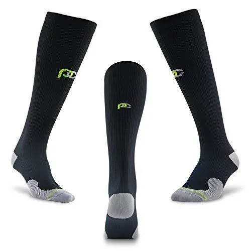 Pro Compression Men's Marathon Tall Compression Socks - Black - L/XL