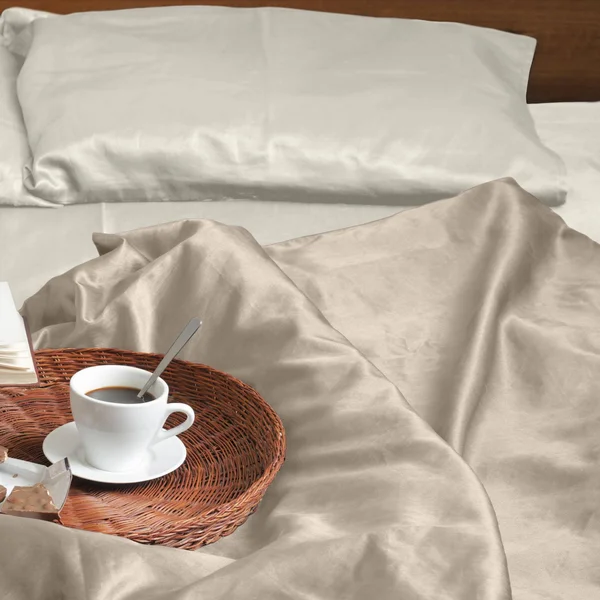 22 Momme Silk Duvet Cover - Sand, Mulberry Park Silks
