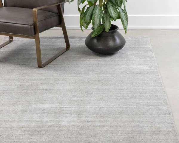 Sunpan Alaska Hand-Loomed Rug - Grey, Ivory, 5' x 8'