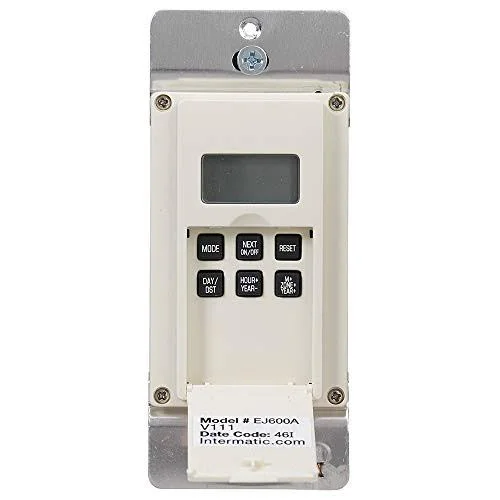 Intermatic EJ600A Electronic Timer Almond