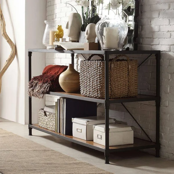 Addison Black Console Table