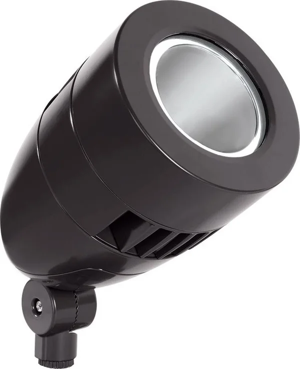 RAB HSLED13NA - Lflood 13W Neutral LED Spot Bullet with Hood & Lens Bronze