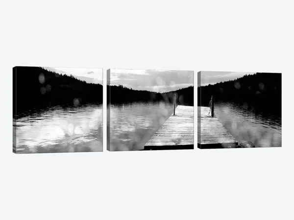 Sue Schlabach Canvas Art Prints - Twilight Dock ( scenic & landscapes > Nautical Art > Docks & Piers art)