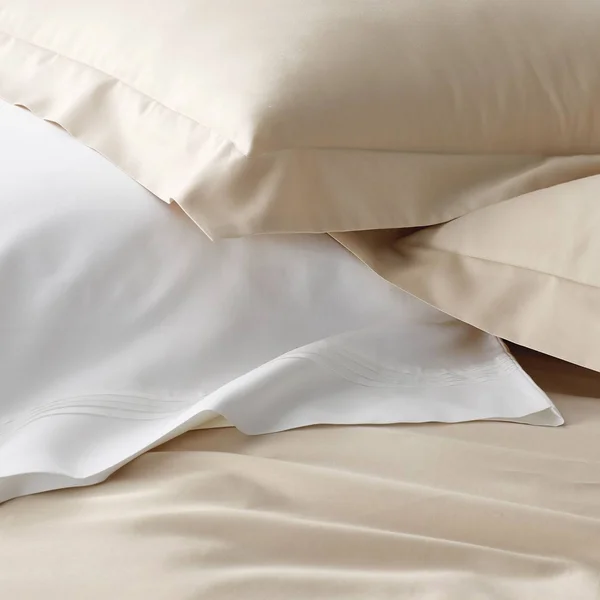 The Company Store Legends Hotel Silver Solid Egyptian Cotton Sateen Standard Sham