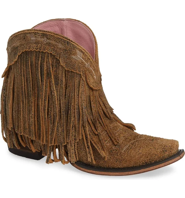 Junk Gypsy by Lane Boots Tan Leather Spitfire Cowgirl