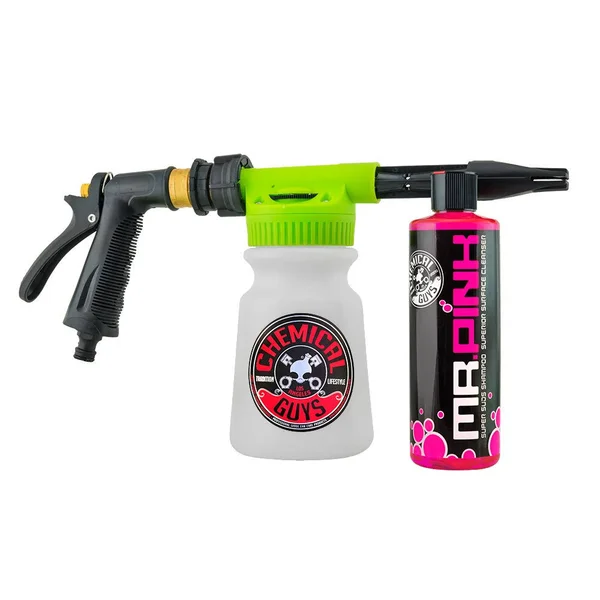 Chemical Guys HOL665 Foam Blaster 6 Foam Wash Gun & Mr. Pink Super Suds Shampoo (16 oz) - 16 fl. oz, 2 Items