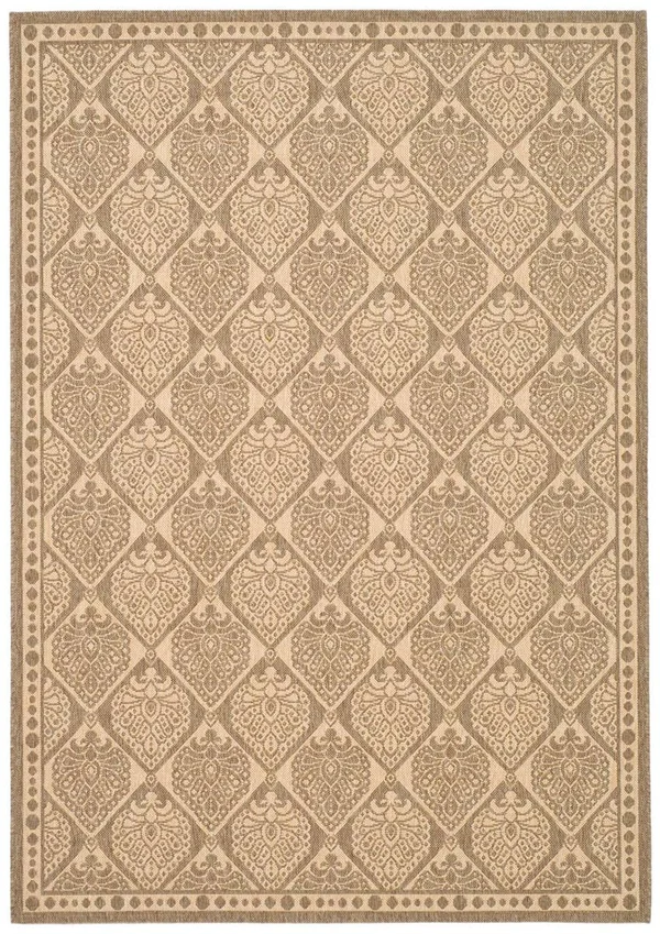 Safavieh Courtyard CY5149B 6&7x22 x 9&6x22 Coffee - Sand Rug