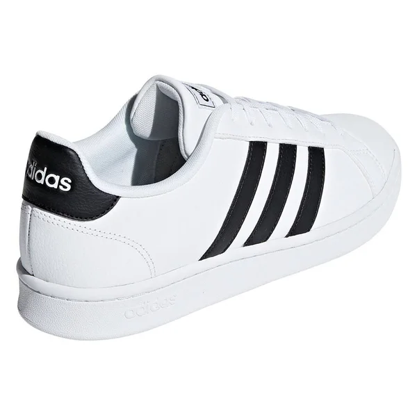 Adidas Grand Court Trainers White Black - 36