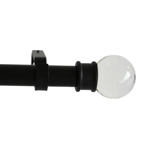 Urbanest Single Curtain Rod and Hardware Set, Size: 84 inch - 120 inch W