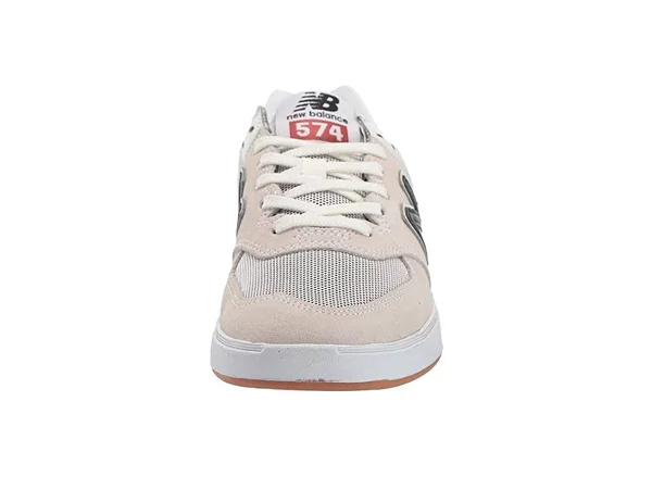 New Balance Numeric AM574 White/Black, Men's, Size: 6
