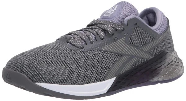 Reebok Women's Nano 9 Training Shoes - Grey/Violet/White, 7.5