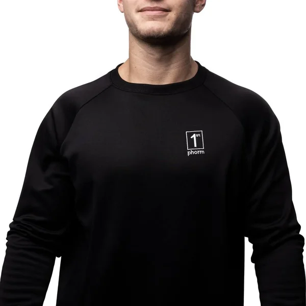 Men's Challenger Pullover Top - Size Medium in Black by 1st Phorm