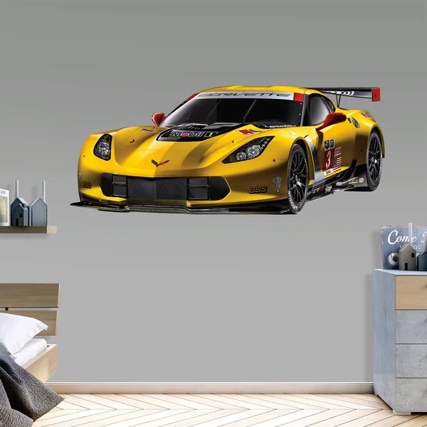 Fathead Motors Corvette C7R Peel and Stick Wall Decal