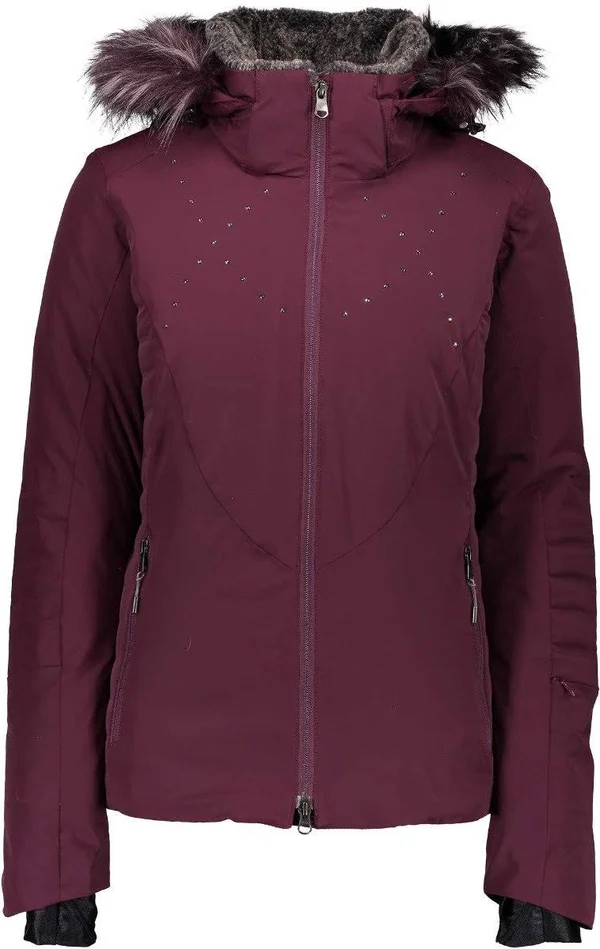 Obermeyer Ladies& Evanna Down Jacket 2019-2020, H Coral, 6