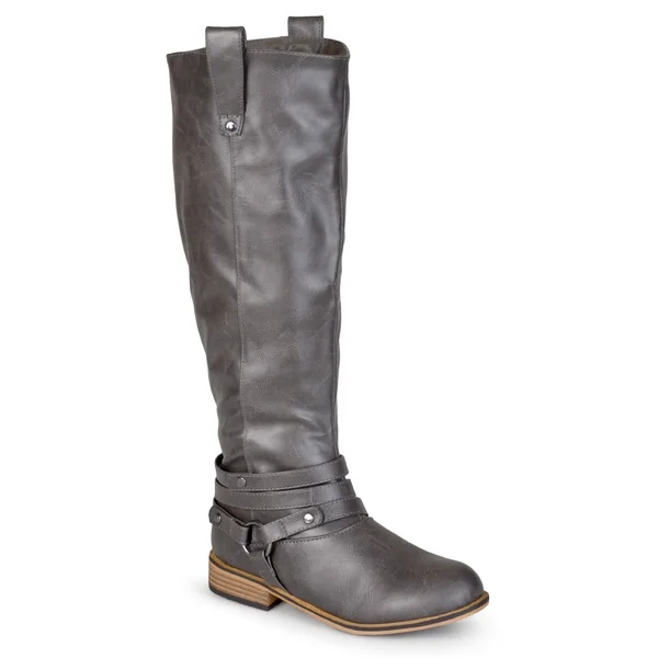 Journee Collection Walla Women's Knee-High Boots - Size: 7 M XWc, Grey