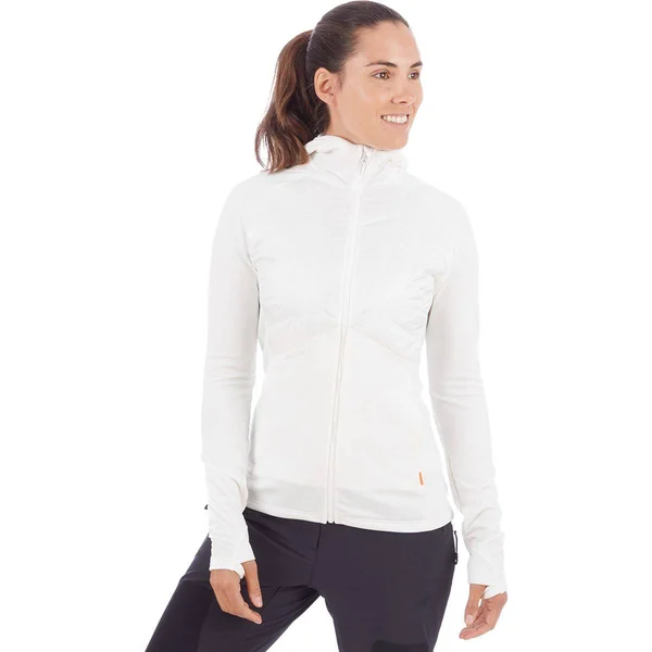 Mammut Aconcagua Light Hybrid Hooded Jacket - Women's Bright White, Xs