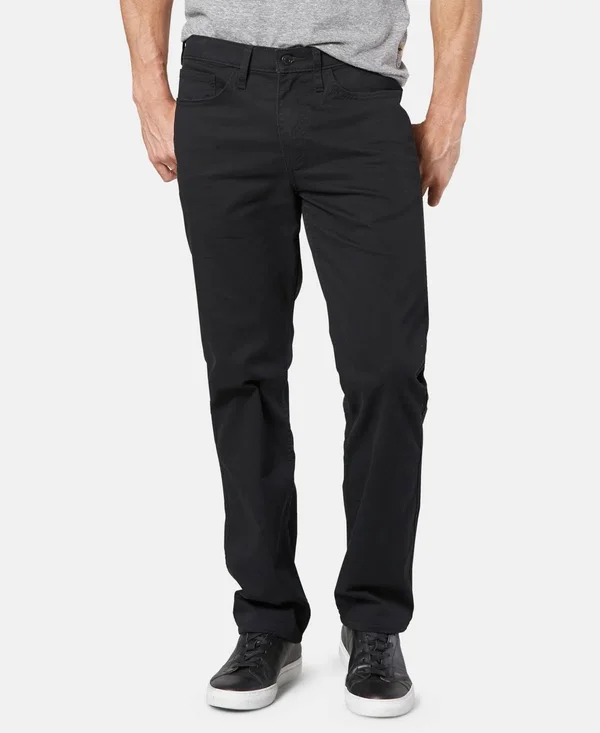 Dockers Big Tall Classic Fit New Standard Jean Cut (Black) Men's Casual Pants
