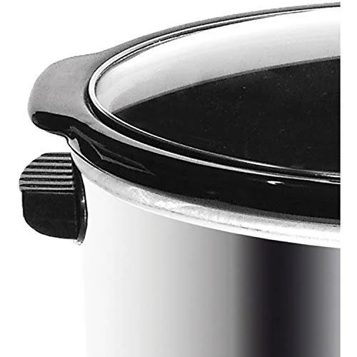 Brentwood SC-170S 8 Quart Slow Cooker - Stainless Steel