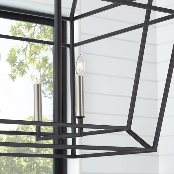Quorum Monument 6 Light Linear, Classic Nickel - 8507-6-64, 2 x 20"