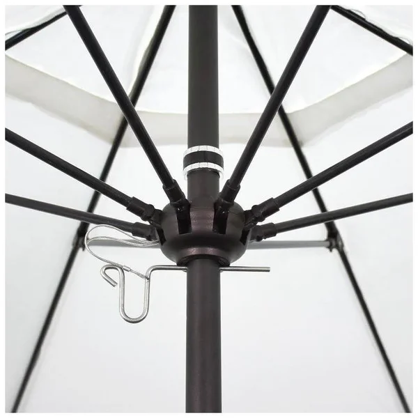 California Umbrella Venture 9& Silver Market Umbrella in Tuscan