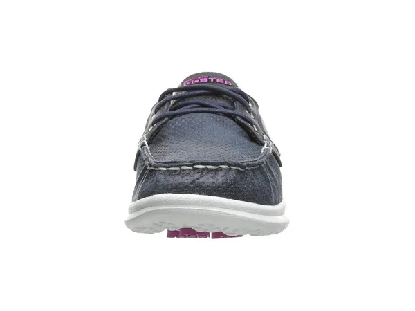 Skechers Women's Go Step Shore Boat Shoe - Size: 5.5 M, Blue/White