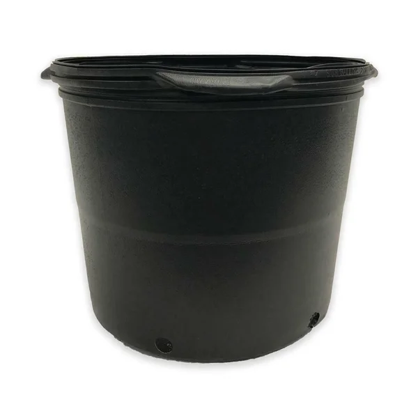 Viagrow 14 in. Dia Black Plastic 7 gal. Nursery Pots (10-Pack)