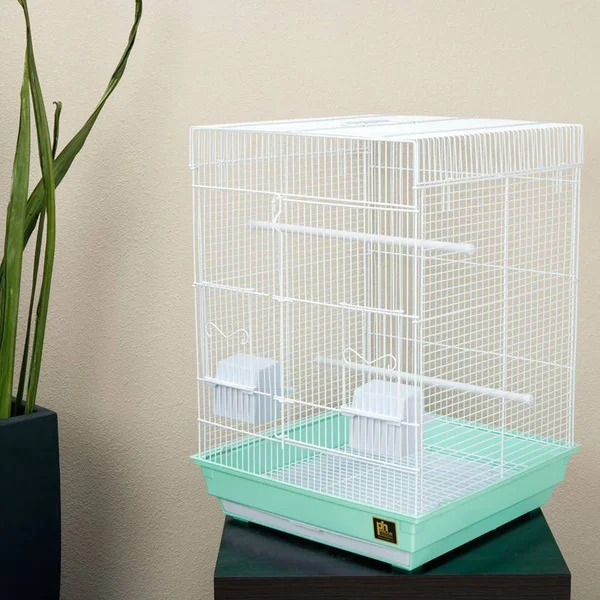 Prevue Square Top Bird Cage - Small - 1 Pack - (16x22L x 14x22W x 18x22H)