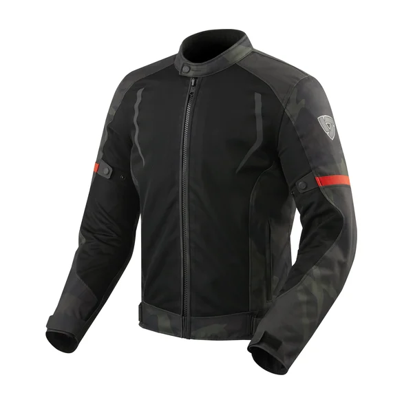 REV&IT! Torque Jacket Black - Army Green, XXL