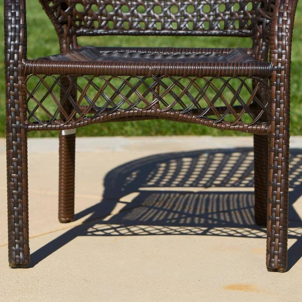 Noble House Ace Brown Stackable Wicker Outdoor Dining Chair (2-Pack)