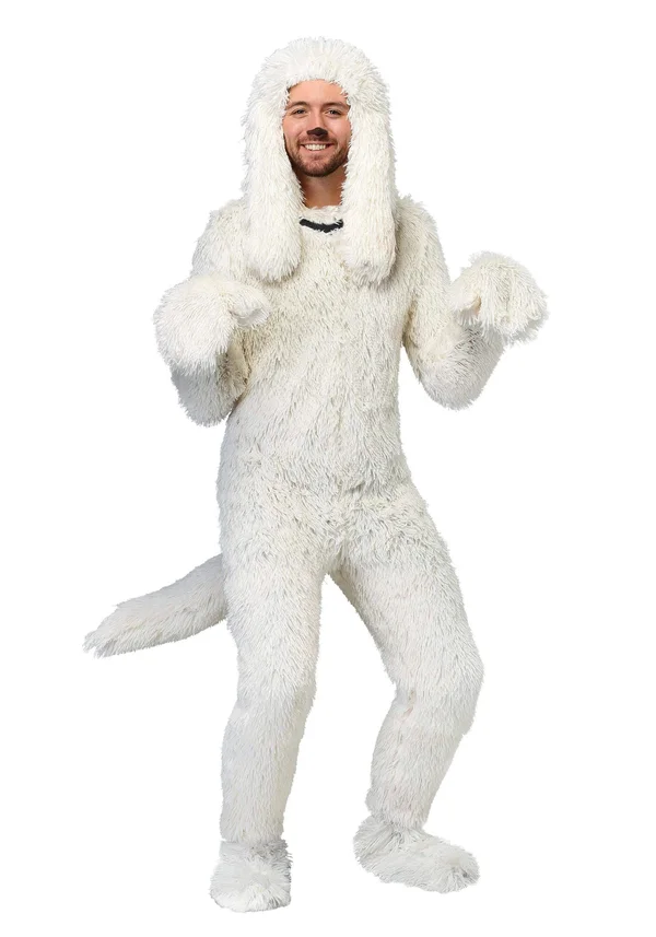 Fun World Costumes Shaggy Sheep Dog Costume - White, L