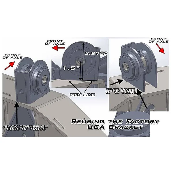 Artec Industries TJ3001 Front Axle Truss for TJ, LJ, ZJ