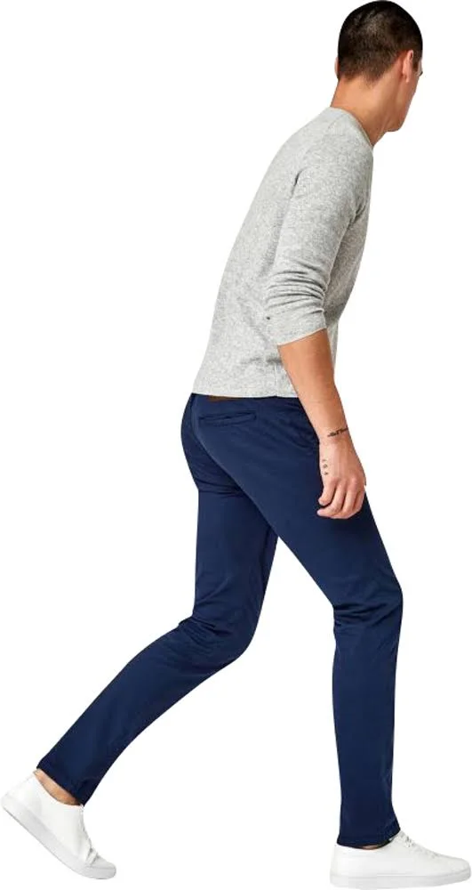 Mavi Men's Johnny Slim Chino in Marine Blue Twill - Men's Pants
