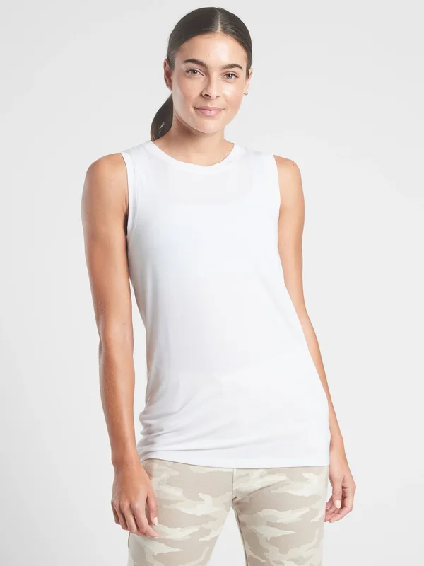 Athleta Women's Vital Tank 2.0 Essence Bright White Size M