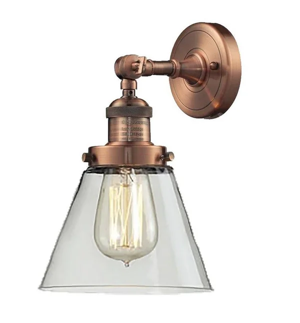 Innovations Lighting-Small Cone 1 Light Sconce-203-AC-G62