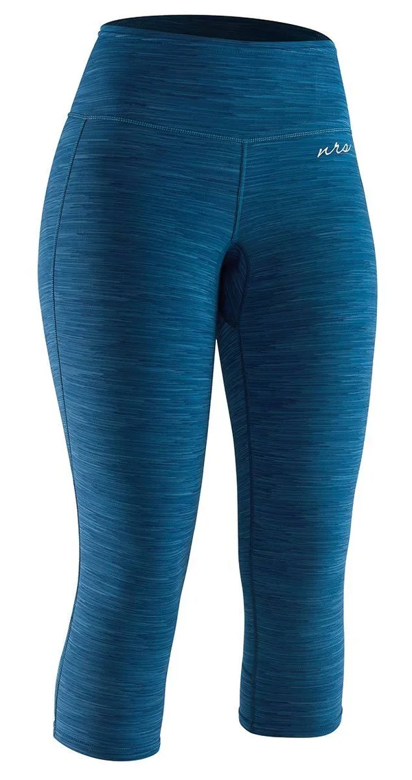 NRS Women's HydroSkin 0.5 Capris L - Moroccan Blue