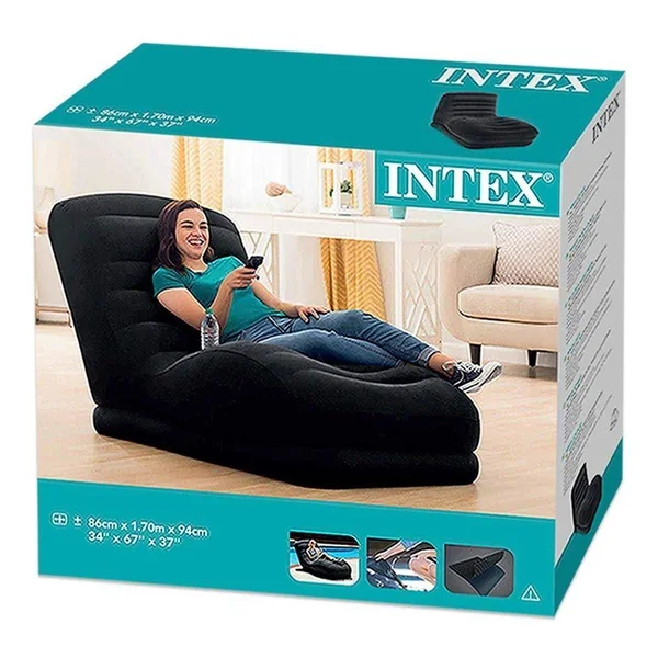 Intex Inflatable Velvety Chair One Size