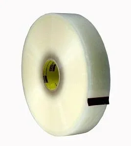 2x22 x 1000 yds. Clear 3M 372 Carton Sealing Tape, 6/Case