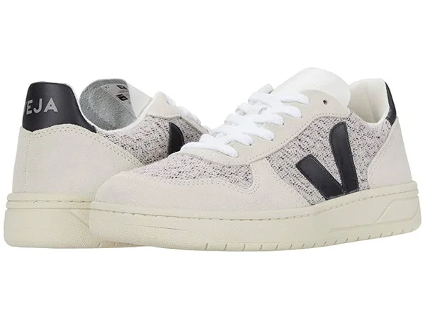 Veja V-10 Flannel Snow/Black - W6
