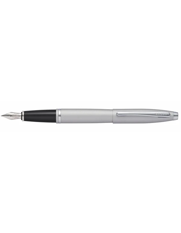 Cross Calais Medium Fountain Pen - Satin Chrome