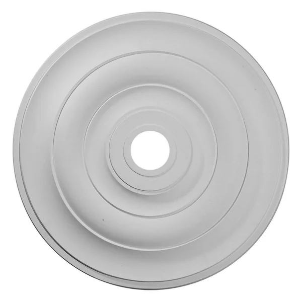26 1/2 inchod x 3 5/8 inchid x 1 1/2 inchp Jefferson Ceiling Medallion (Fits Canopies Up to 5 inch), Hand-Painted Black Pearl