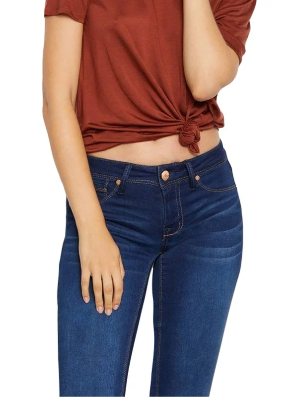 1822 Denim Mid Rise Butter Ankle Skinny Jean Jeans - Blue