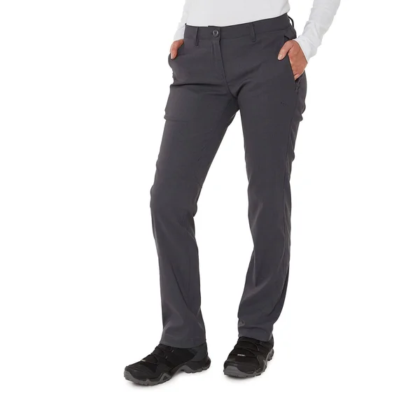Craghoppers Womens Kiwi Pro II Trousers - Short Graphite 18