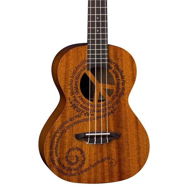 Luna Maluhia Peace Tenor Ukulele (with Gig Bag)