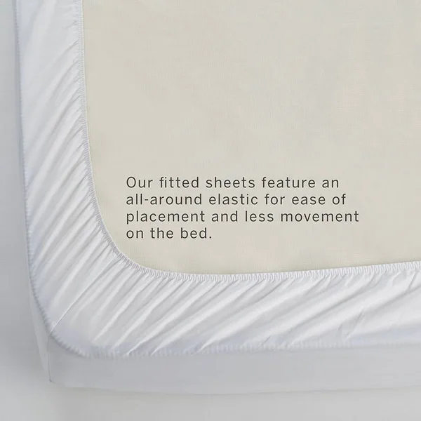 Company Cotton Bamboo Sateen Sheet Set - Shell - Orange/Coral - Size Twin, The Company Store